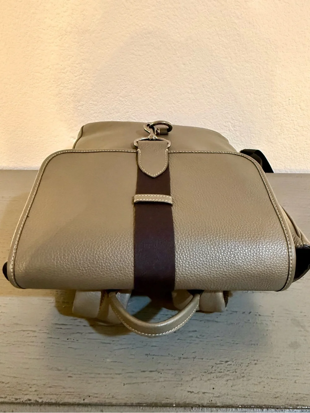 Coach Blaine Backpack CJ577 - Olive Drab Pebble Leather